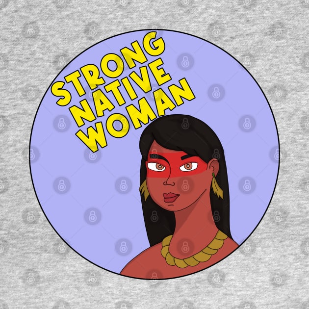 Strong Native Woman by DiegoCarvalho